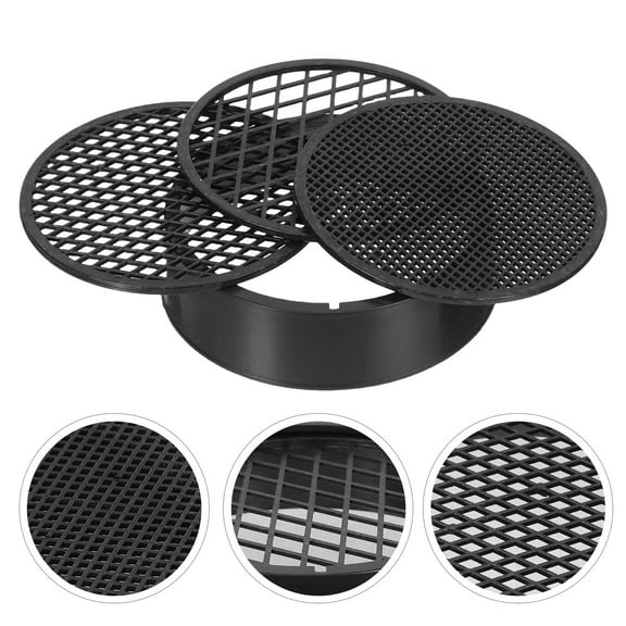 HAMPPLIES Sieve Strainer Soil Plastic Gardeners 2 Sets 11.8X11.8X1.2In