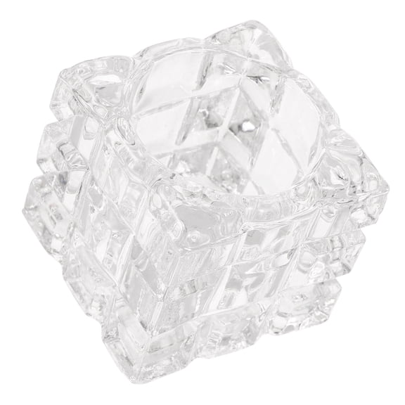 HAMPPLIES Glass Dappen Dish Transparent for Acrylic Nails Storage and Liquid Monomer Holder