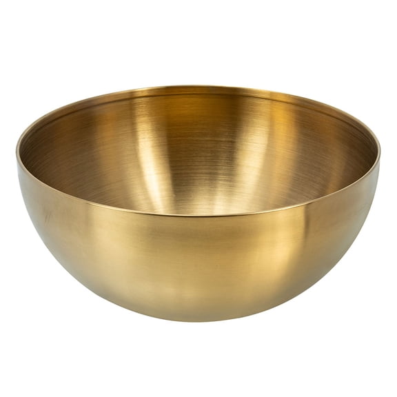 HAMPPLIES Stainless Steel Salad Bowl Large Bowl for Outdoor Use 1Set
