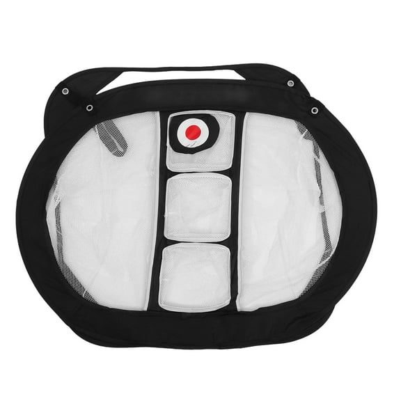 HAMPPLIES Practice Chipping Net Black 210D Polyester 1Set for Golfers