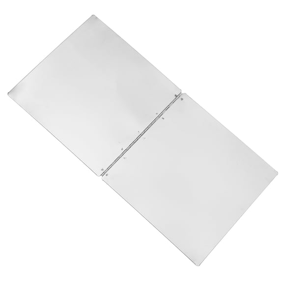 HAMPPLIES Plated Silver Stainless Steel Oil Splatter Guard Multi-Purpose Kitchen Tool