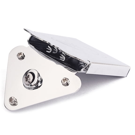 HAMPPLIES Guitar Tailpiece Bridge in Silver for Mandolin Parts 1Set