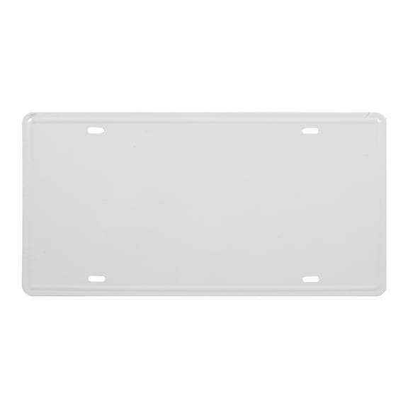 HAMPPLIES White Metal Tin Sublimation Blank Board for Custom Signs and Craft Projects