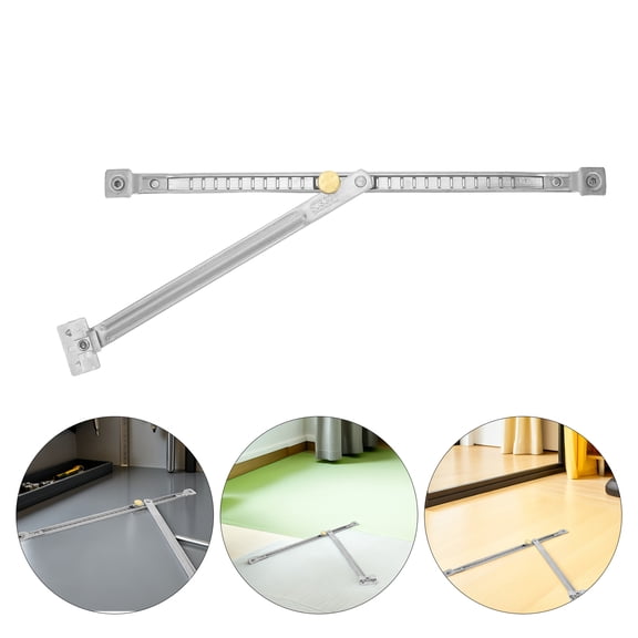 HAMPPLIES Heavy Duty Windproof Casement Window Stay with Adjustable Sash and Rustproof Metal Finish