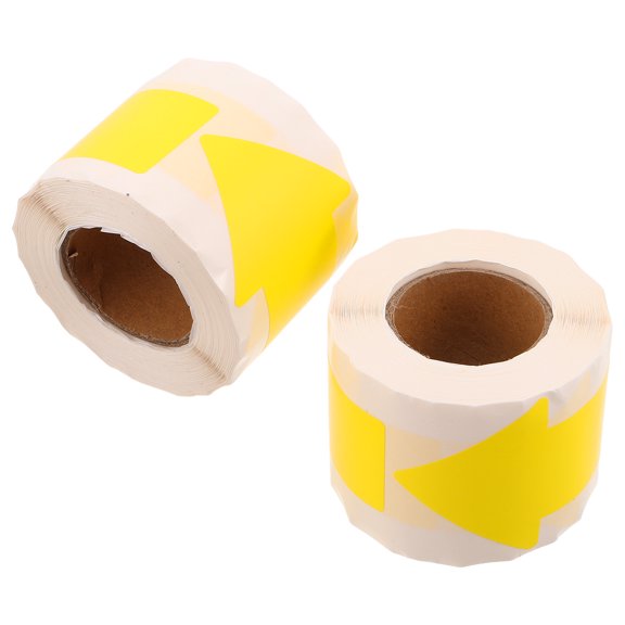 HAMPPLIES Yellow Pipe Marking Labels Arrow Direction Stickers 2 Rolls