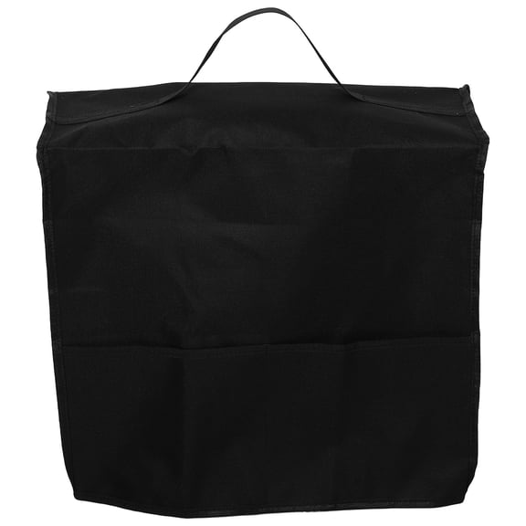 HAMPPLIES Black Kitchen Appliance Dust Cover with Storage Pouch and Easy Removal for Ice Cream Makers