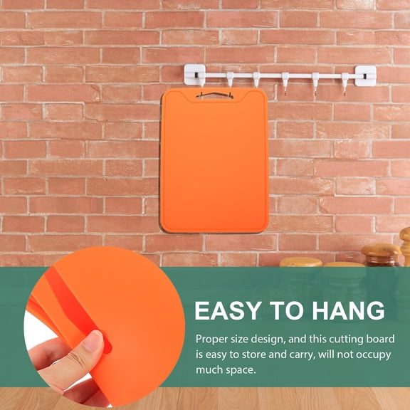 HAMPPLIES Kitchen Cutting Mat Silicone Safe for Microwave Soft Cutting Board for Picnic 1Pcs 11.6*8.6*0.2in