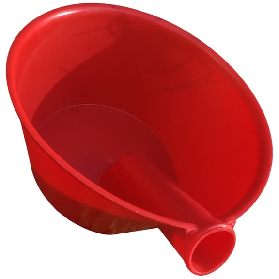 HAMPPLIES Large Capacity Reusable Water Ladle for Gardening with Ergonomic Handle Red Plastic 7.87 Inches