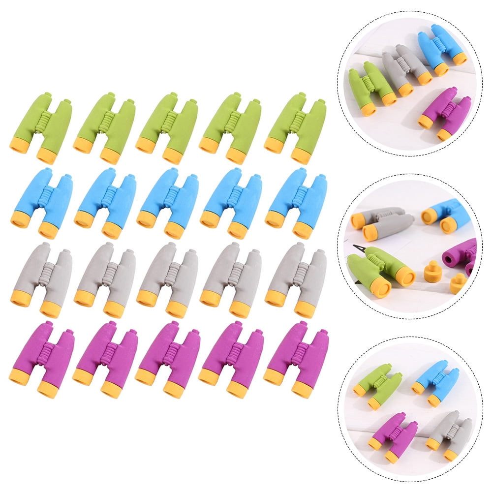 Comedically Large Eraser HAMPPLIES Large Novelty Erasers 24Set Assorted Color TPR Erasers for ...
