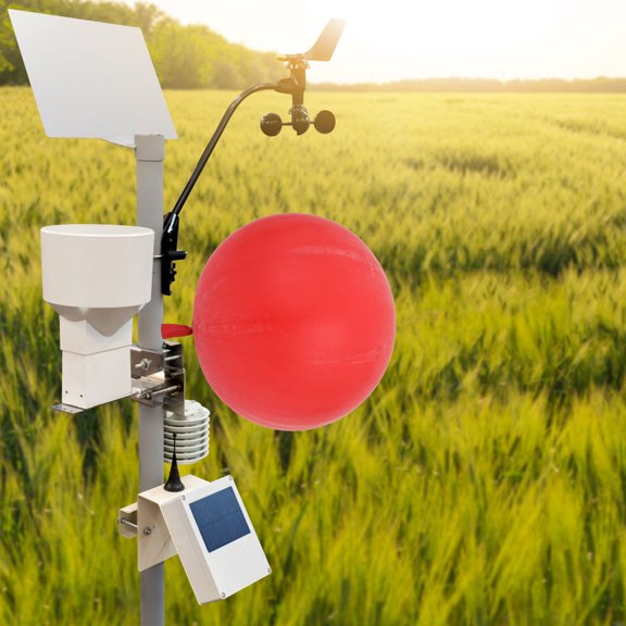HAMPPLIES Large Red Latex Weather Balloon for Scientific Observation and Festival Party Decoration