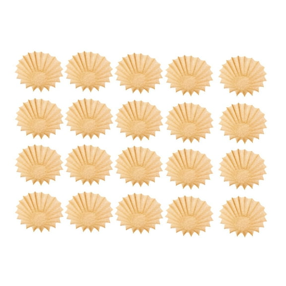 HAMPPLIES Light Brown Coffee Filters for Brewing with One Piece Molding Easy to Use