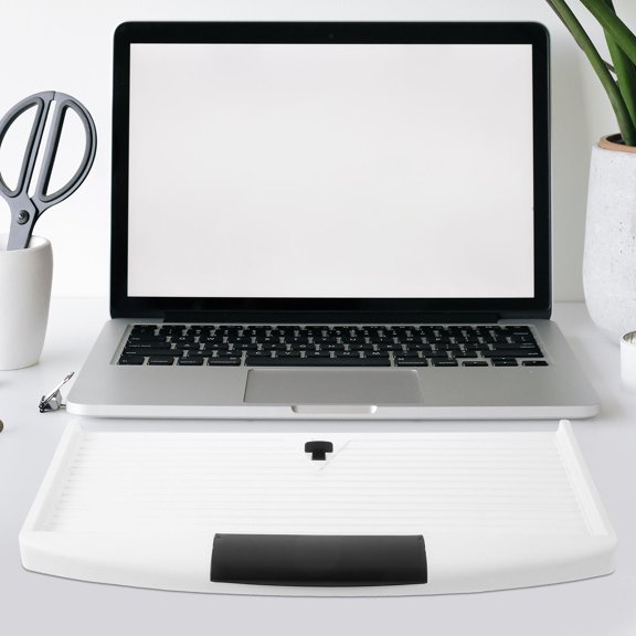 HAMPPLIES Lightweight Sliding Keyboard Tray Under Desk Scratch Resistant Assorted Color