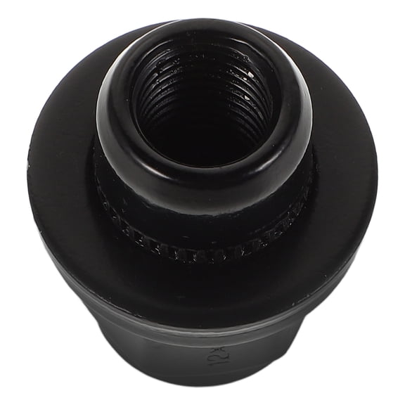 HAMPPLIES Carbon Steel Black Lug Nuts for Trailer and Truck Wheels Wheel Fasteners Replacement Set