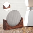 thumbnail image 1 of HAMPPLIES Coffee Machine Screen Stand Wood Brown 1Pack Espresso Screen Stand, 1 of 8