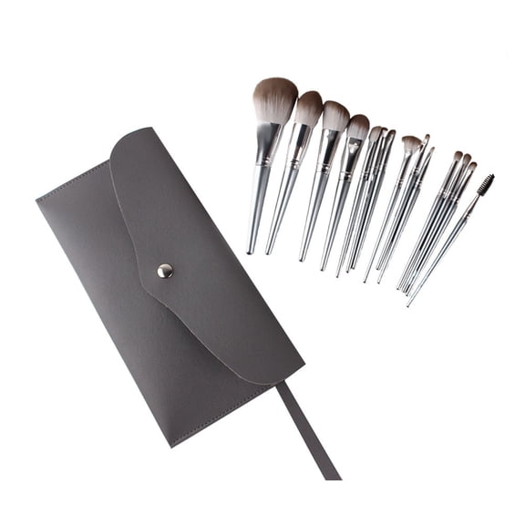 HAMPPLIES 14Pcs Makeup Brush Set Assorted Color Cosmetics Brushes for Smooth Application