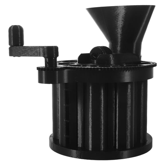 HAMPPLIES Manual Coin Sorting Jar with Digital Counter Black for Office and Home Use