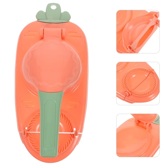 HAMPPLIES Manual Dumpling Press with Ergonomic Handle for Easy Dough Shaping and Homemade Dumplings in Kitchen