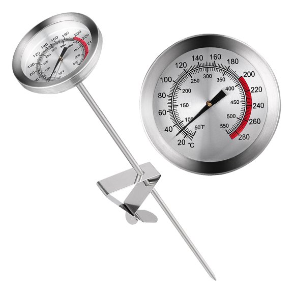 HAMPPLIES Stainless Steel Probe Meat Thermometer for Precise Cooking and Grill Temperature