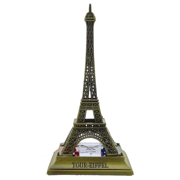 HAMPPLIES Metal Eiffel Tower Statue Decorative French Architecture Figurine for Tabletop Display