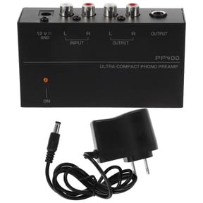 HAMPPLIES Home Audio Preamplifier for Turntables with Clear, Distortion-Free Sound and US Plug for Enhanced Vinyl Playback
