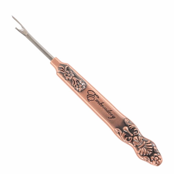 HAMPPLIES Metal Seam and Thread Remover with Ergonomic Grip for Sewing, Quilting, and Crafting Projects