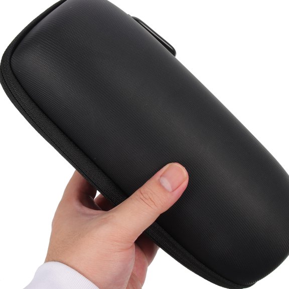 HAMPPLIES Mic And Cable Case 1Set Black EVA PU Material Portable Microphone Storage Bag Dustproof Shockproof