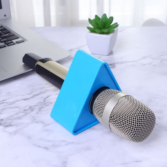 HAMPPLIES Mic Logo Flag Made of Durable ABS for Professional Interview Microphone Use