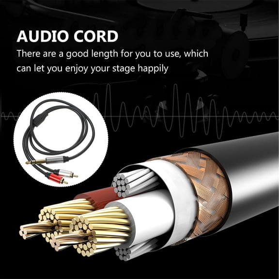 HAMPPLIES Audio Adapter Cable for Guitar, Microphones, Speakers, Mixers - Sound Connection