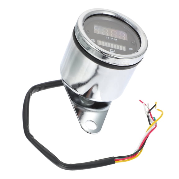 HAMPPLIES Digital Tachometer Motorcycle Gauge Waterproof 1Pcs