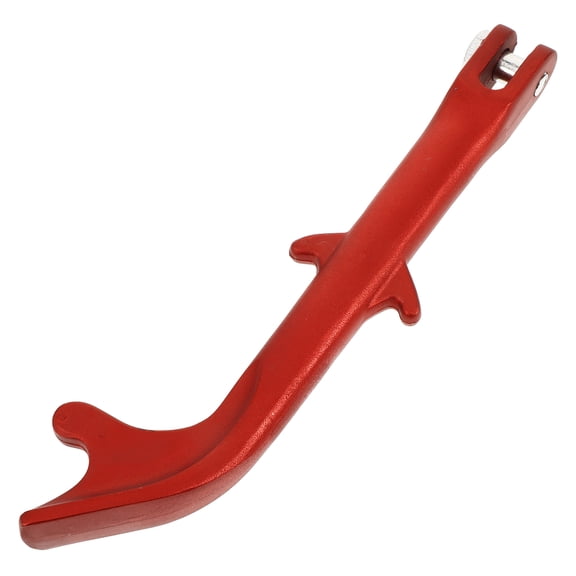 HAMPPLIES Motorcycle Side Kickstand Metal Foot Stand Red Upgrade for Scooter and Atv Use