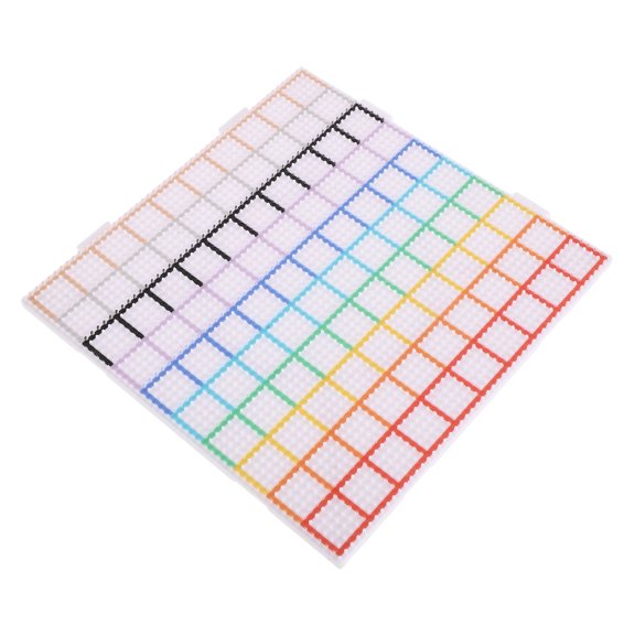 HAMPPLIES Multi Color Fuse Beads Template Board with Interlocking Design for Easy Bead Pattern Creation