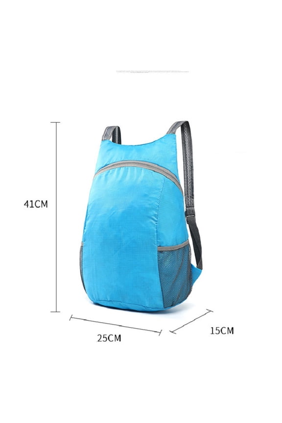 Multifunctional Backpack for Storage Use with Comfortable Adjustable Shoulder Straps Blue