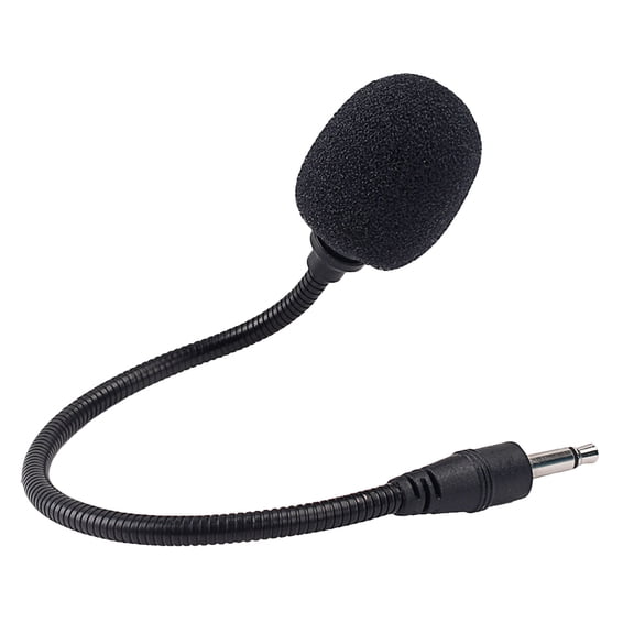 HAMPPLIES Musical Instrument Microphone 3.5mm Omnidirectional Condenser Portable Black Microphone