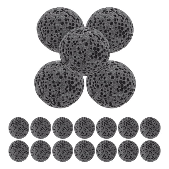 HAMPPLIES Natural Black Volcanic Rock Aromatherapy Stone Diffuser for Home and Car Scent Diffusion