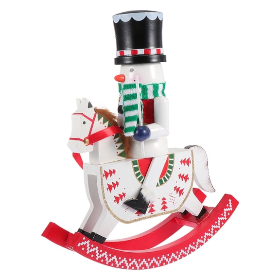 HAMPPLIES Red Nutcracker Soldier Figurine Christmas Decor, Synthetic Material Holiday Ornament for Home, 1 Piece