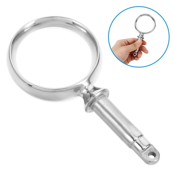 HAMPPLIES Oarlock Socket Boat Paddle Holder Stainless Silver for Water Sports 1Pack