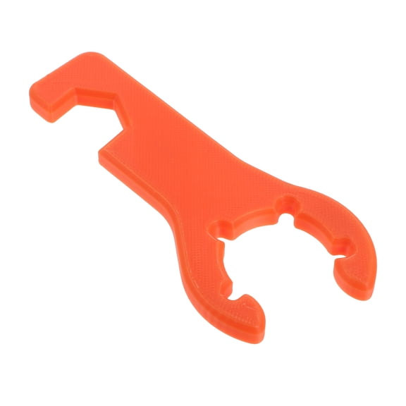 HAMPPLIES Orange Plastic Valve Wrench for Toilet , Multifunctional Tool with Anti-Skid Grip and Portable Lightweight Design