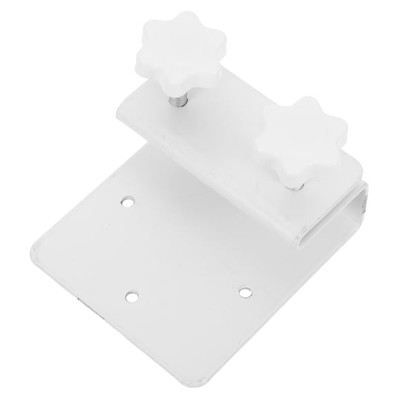 HAMPPLIES Durable Solar Security Camera Mount Bracket with Adjustable Gutter Clamp