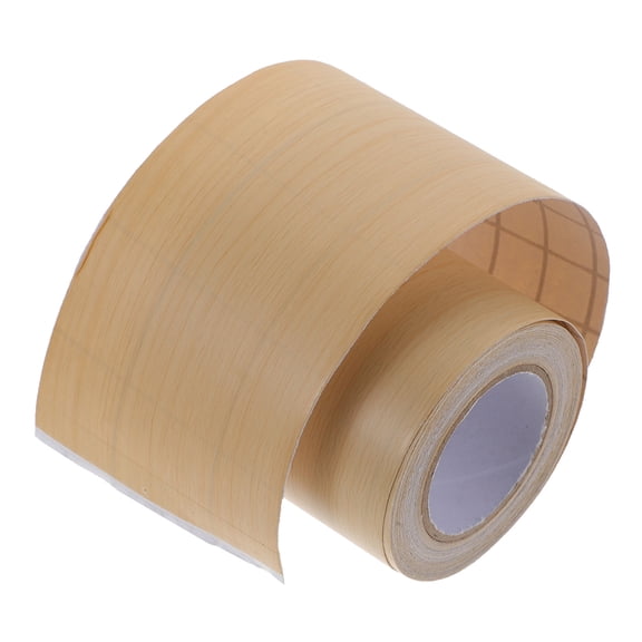 HAMPPLIES Peel and Stick Baseboard Molding Trim Self Adhesive PVC Wall Edging Strip Light Brown