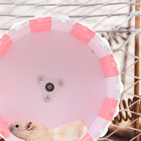 HAMPPLIES Plastic Hamster Exercise Wheel in Assorted Colors Providing Quiet Small Animal Workout