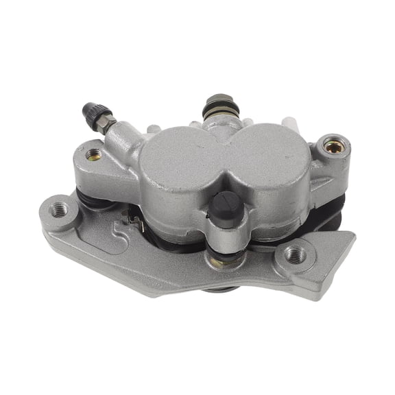 HAMPPLIES Motorcycle Front Brake Caliper Plated Silver Precision Disc Brake Caliper with Easy Installation