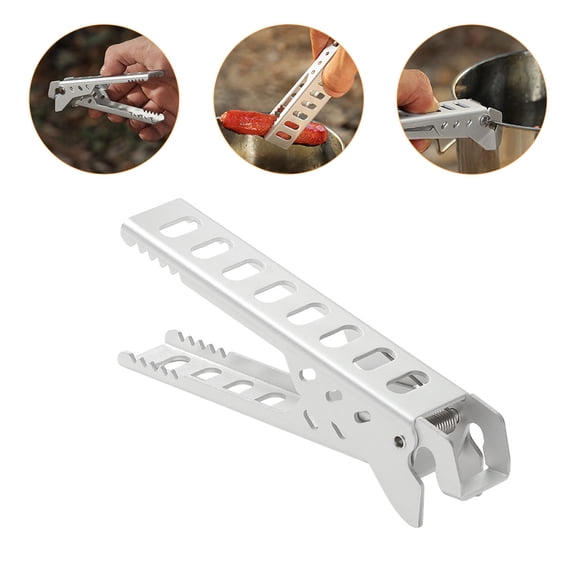 HAMPPLIES 1Pcs Pan Gripper for Hot Pans Aluminum Alloy Anti-scald Cooking Tool