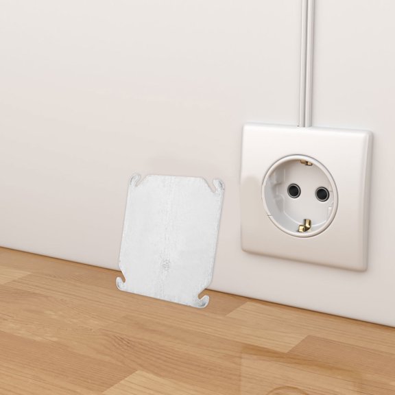 HAMPPLIES Polished Outlet Cover Plate with Edge Plating for Electrical Box and Stylish Wall Decor