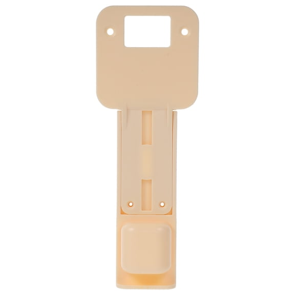 HAMPPLIES Portable Adjustable Cat Door Latch Barrier Support Bracket Beige Abs