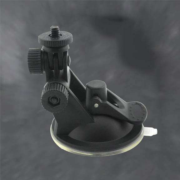 HAMPPLIES Black Car Suction Cup Holder for Camera with Padded Side Grip