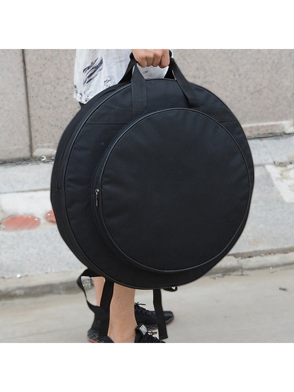 Travel Cymbal Backpack Case with Protective Padding and Comfortable Carrying Design for Musicians