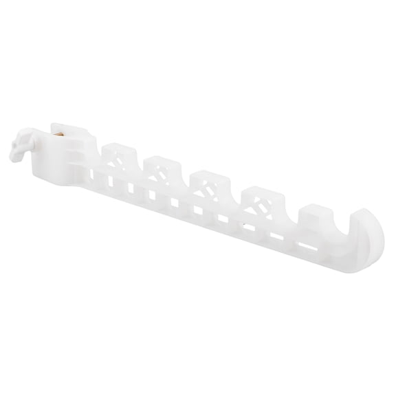 HAMPPLIES High Load Winged Clothes Drying Rack, White, Foldable, No-Drill, for Home Use
