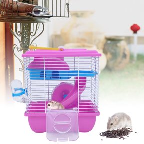 HAMPPLIES Portable Hamster Nest Hamster Cage Plastic 1Set for Pet Owners