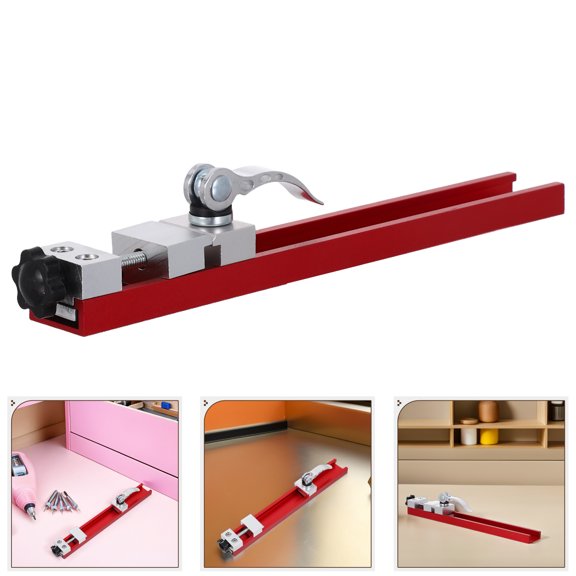 HAMPPLIES Precision Aluminum Saw Track Guide Base with Stable Bracket for Circular Saw Projects
