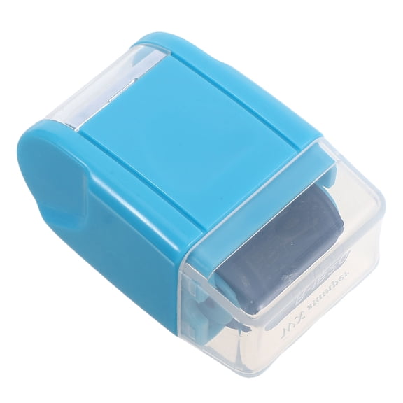 HAMPPLIES Security Stamp Roller Blue for Privacy Protection on Paper and Envelopes